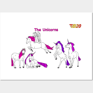 Unicorns Posters and Art